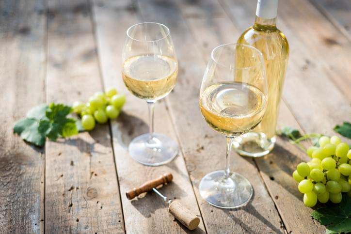 selection de vins blancs
